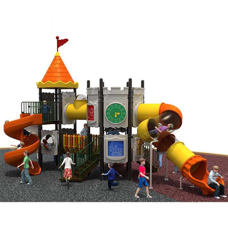 Kids Outdoor Education - Castle Style Kids Slide for Outdoor