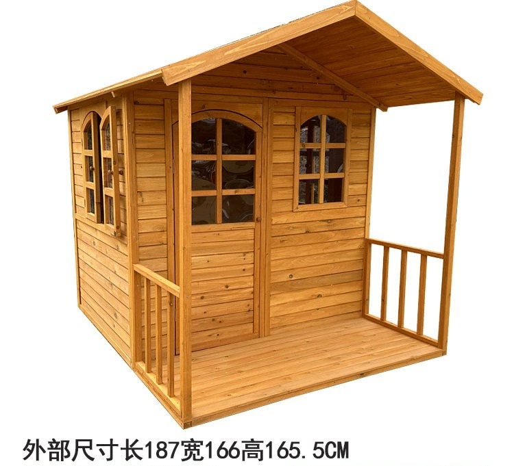 Kids Outdoor Wooden Playhouse - Hot Selling Eco Friendly Durable Outdoor