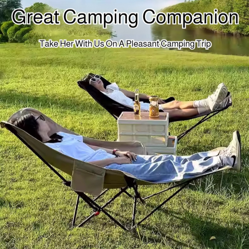 Kids Outdoor Furniture - Portable Folding Chair Folding Recliner Curved