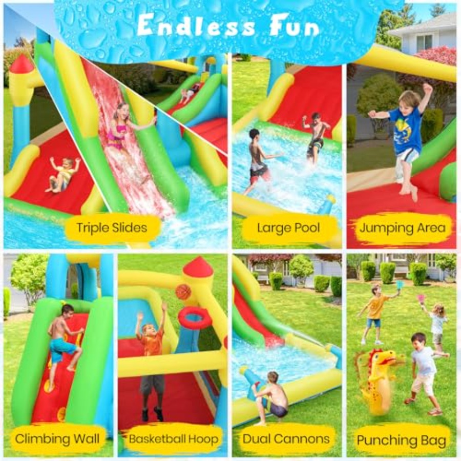 Outdoor/Indoor inflatable wate - огляд і ціна Kids Outdoor Bounce House