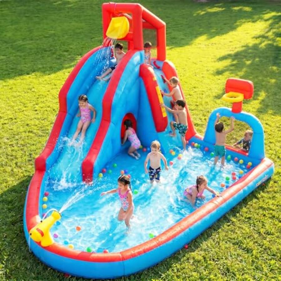 Backyard outdoor water slide i - огляд і ціна Kids Outdoor Bounce House