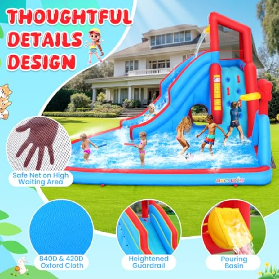 Backyard outdoor water slide i - огляд і ціна Kids Outdoor Bounce House