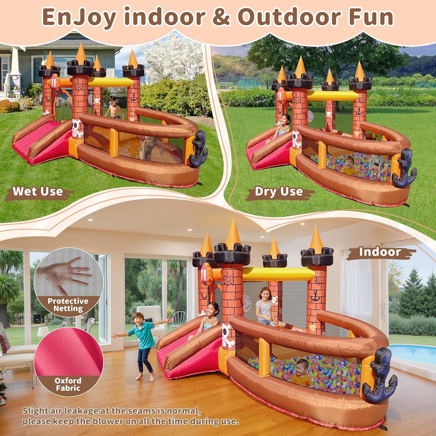 Inflatable Bounce House for Ki - огляд і ціна Kids Outdoor Bounce House