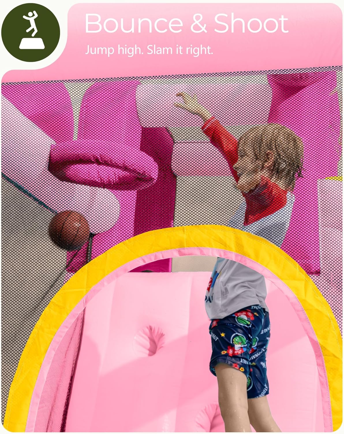Pink Inflatable Water Slide Bo - огляд і ціна Kids Outdoor Bounce House