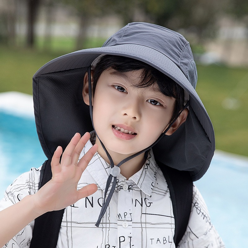 Kids Sun Hat with Neck Flap UV - огляд і ціна Kids Outdoor Hat