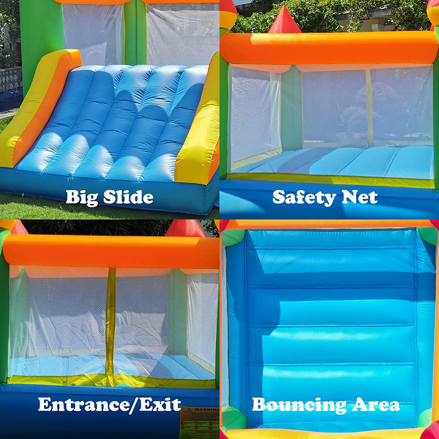 KF Inflatable Bounce House wit - огляд і ціна Kids Outdoor Bounce House
