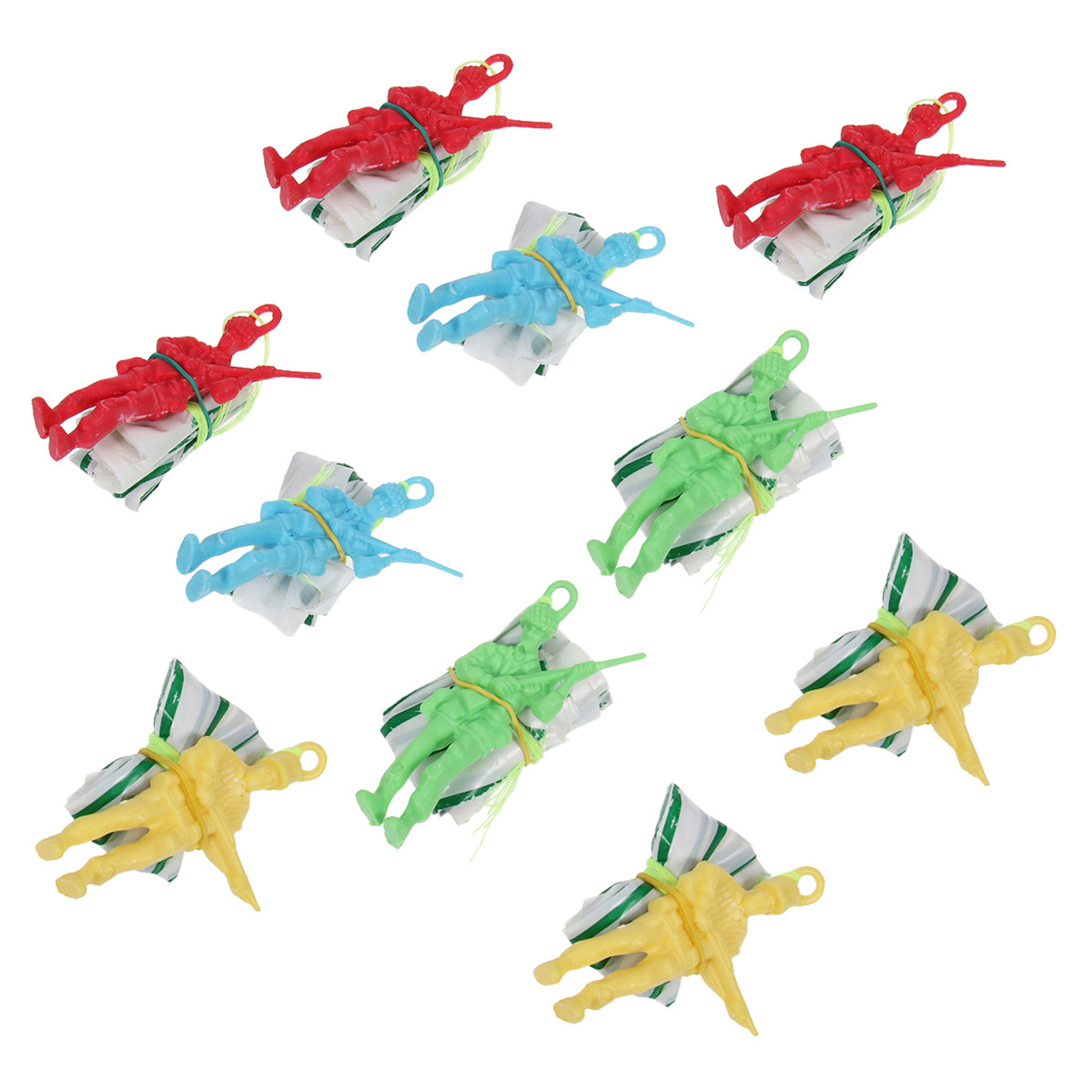 10Pcs Soldier Parachute Man Ha - огляд і ціна Kids Outdoor Education