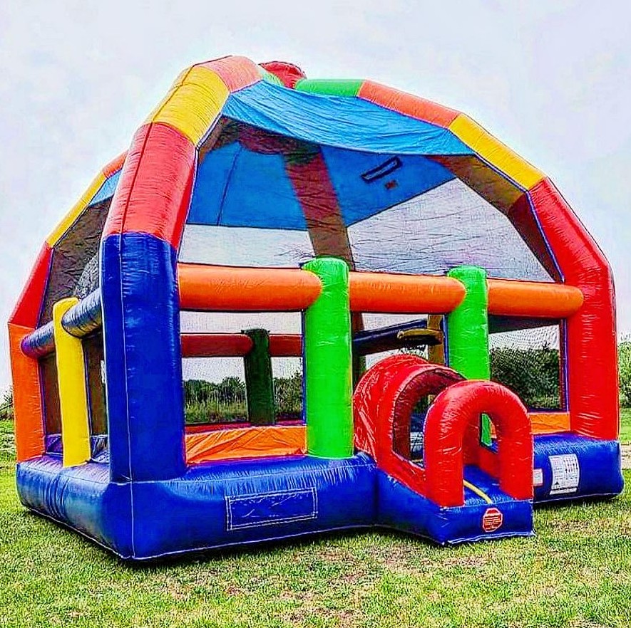 Big Jumping Castle Inflatable  - огляд і ціна Kids Outdoor Bounce House