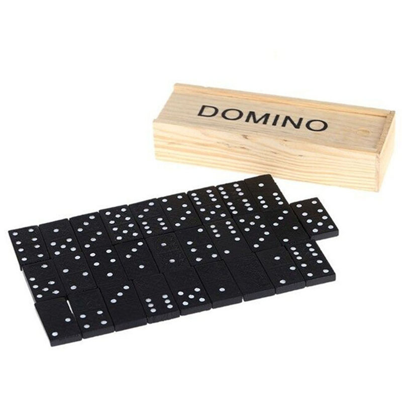 28pcs/Set Wooden Domino Board  - огляд і ціна Kids Outdoor Education