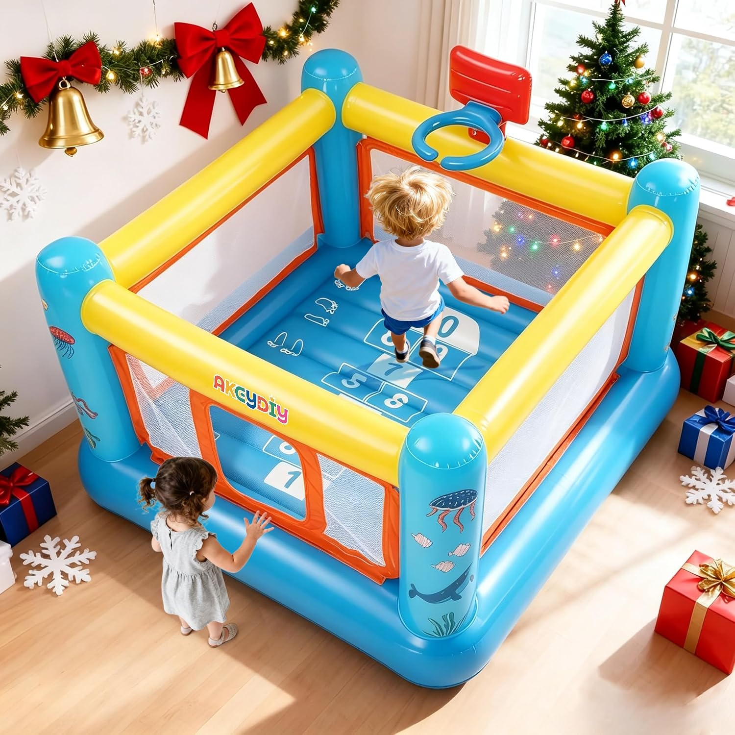 Bounce House, PVC Inflatable B - огляд і ціна Kids Outdoor Bounce House