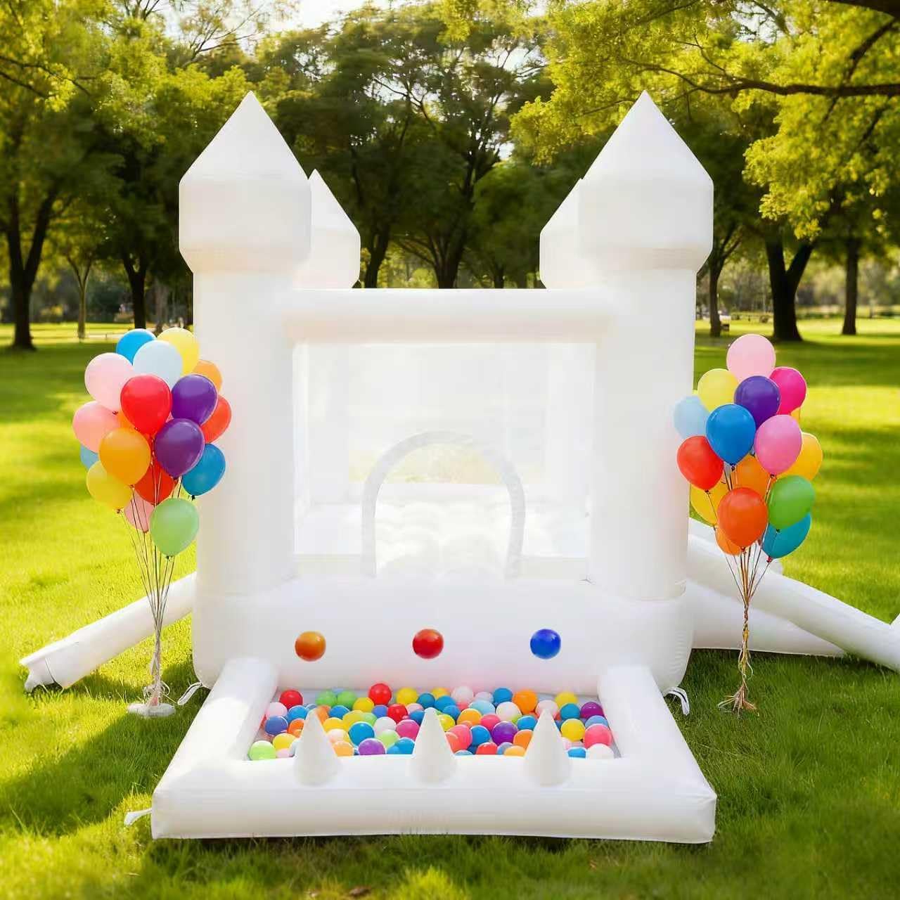 White Bounce House, Indoor and - огляд і ціна Kids Outdoor Bounce House