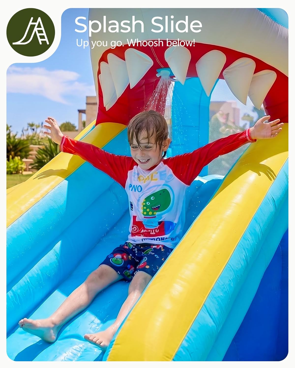 Kids Inflatable Water Slide Bo - огляд і ціна Kids Outdoor Bounce House