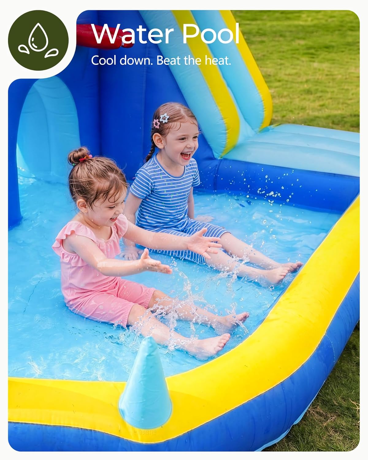 Kids Inflatable Water Slide Bo - огляд і ціна Kids Outdoor Bounce House