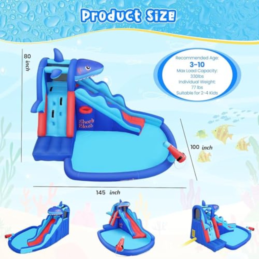 Outdoor/Indoor inflatable wate - огляд і ціна Kids Outdoor Bounce House