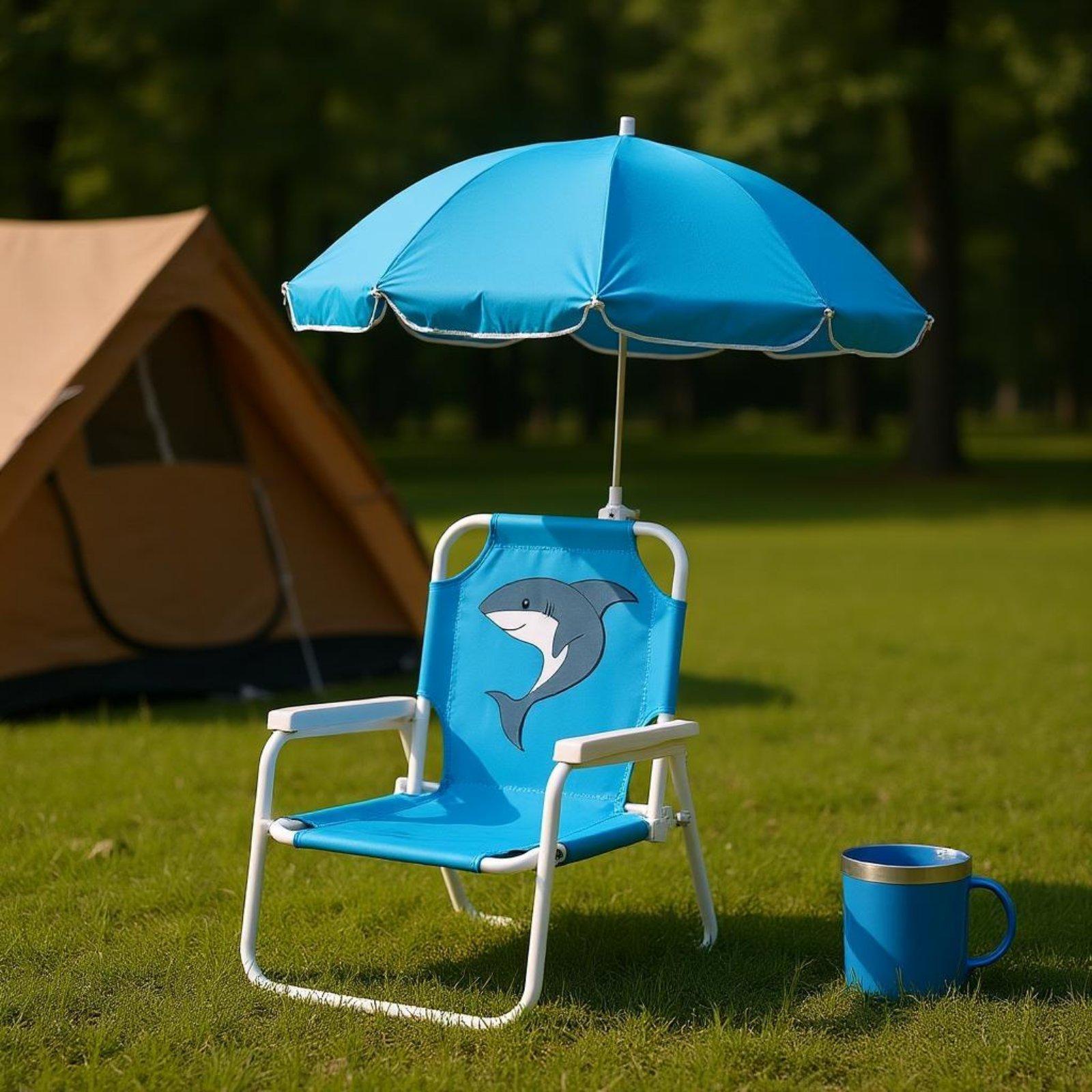 Kids Beach Chair with Umbrella - огляд і ціна Kids Outdoor Furniture