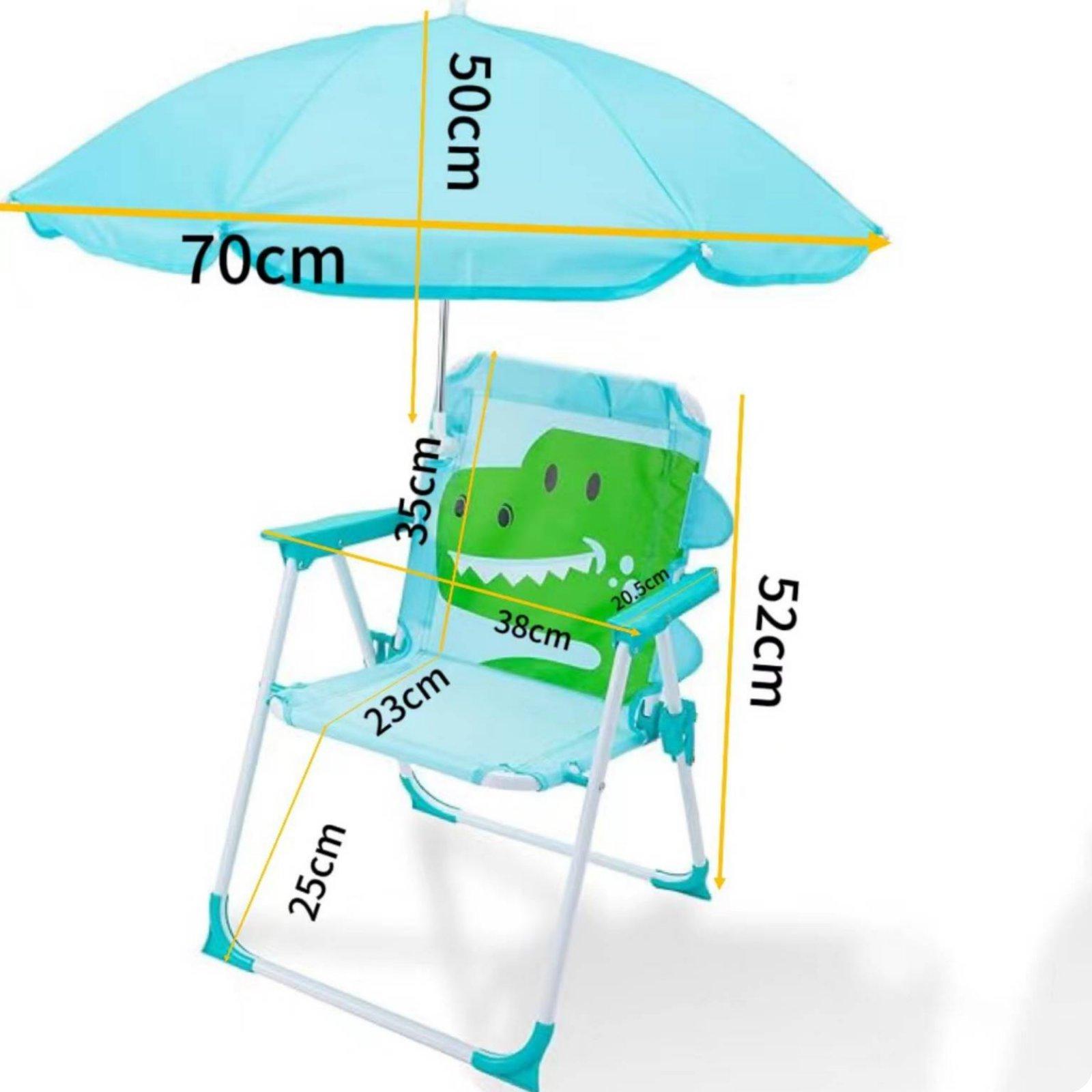 Kids Beach Chair with Umbrella - огляд і ціна Kids Outdoor Furniture