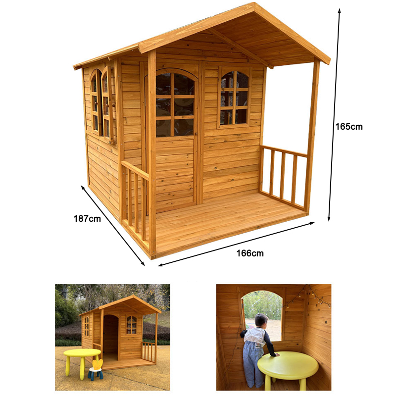 Hot Selling Eco Friendly Durab - огляд і ціна Kids Outdoor Wooden Playhouse