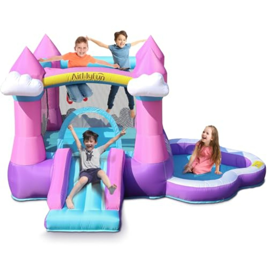 Pink inflatable bounce house f - огляд і ціна Kids Outdoor Bounce House