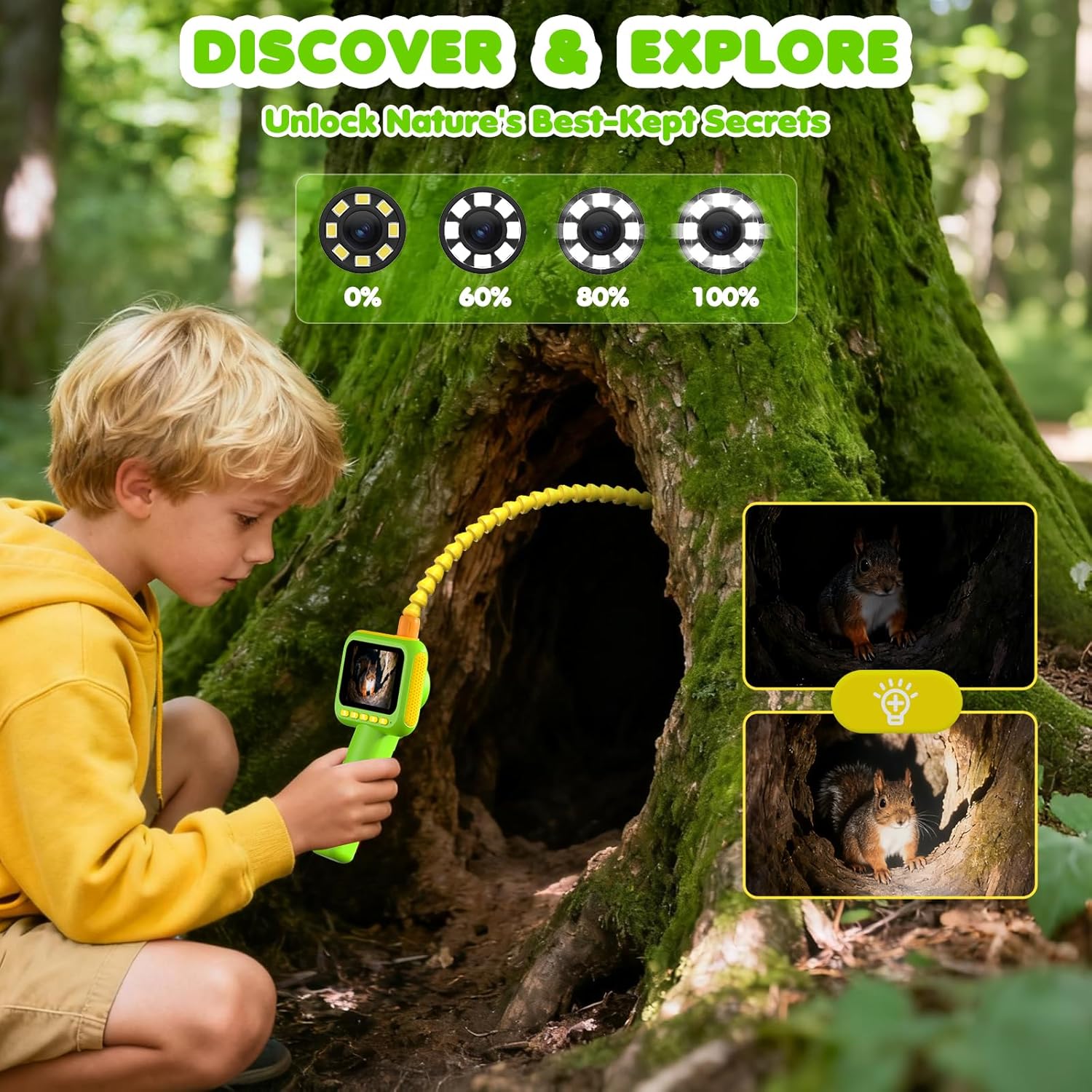 Endoscope for Kids, Borescope  - огляд і ціна Kids Outdoor Education
