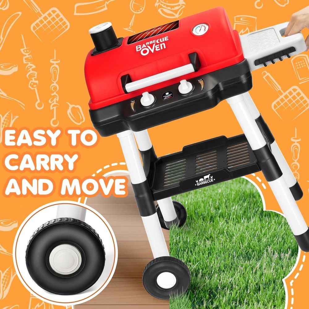 Kids Play Kitchen Toys, BBQ Gr - огляд і ціна Kids Outdoor Grill