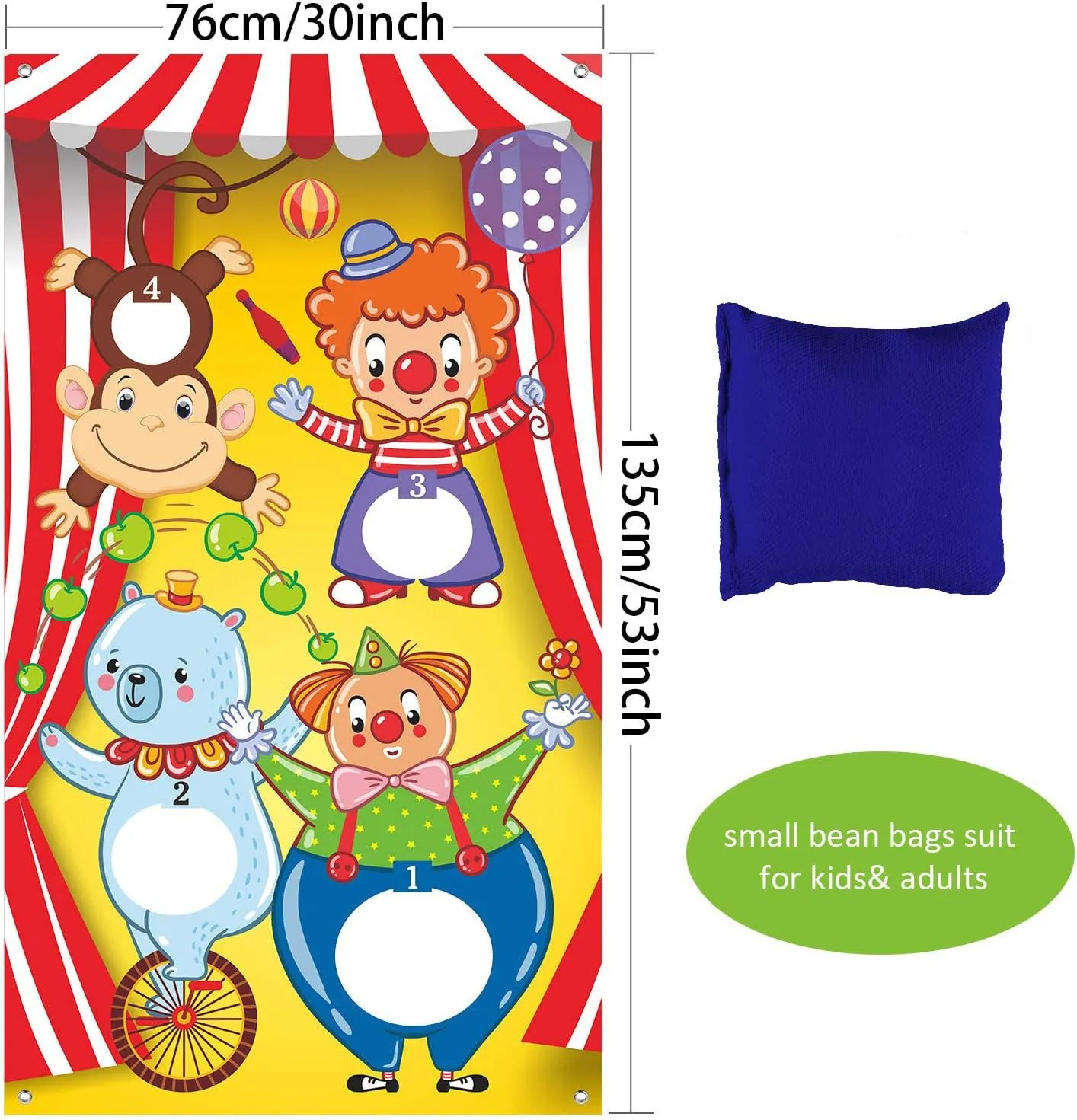 Circus Clown Monkey Bear Bean  - огляд і ціна Kids Outdoor Grill