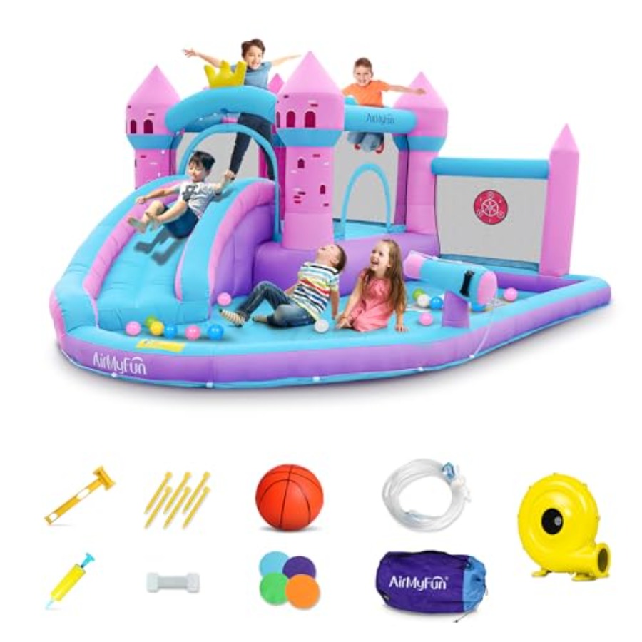 Backyard inflatable waterslide - огляд і ціна Kids Outdoor Bounce House