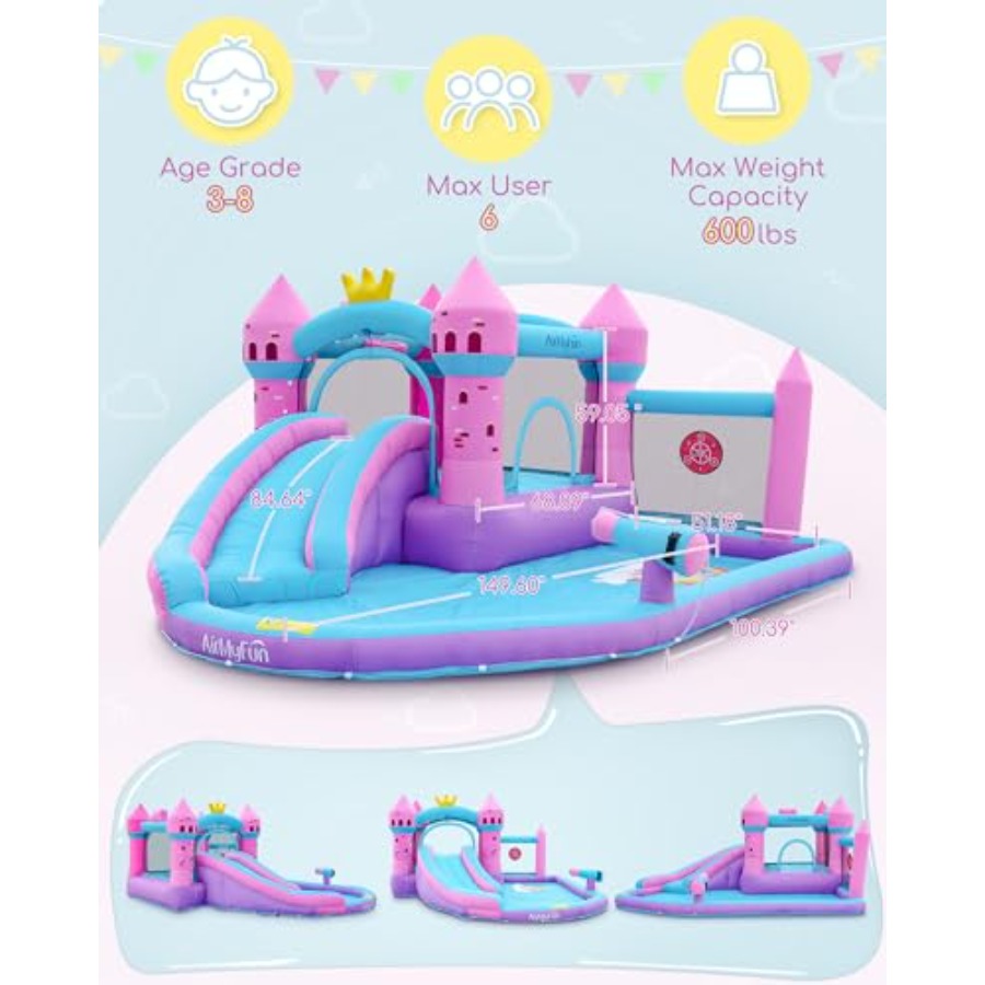 Backyard inflatable waterslide - огляд і ціна Kids Outdoor Bounce House