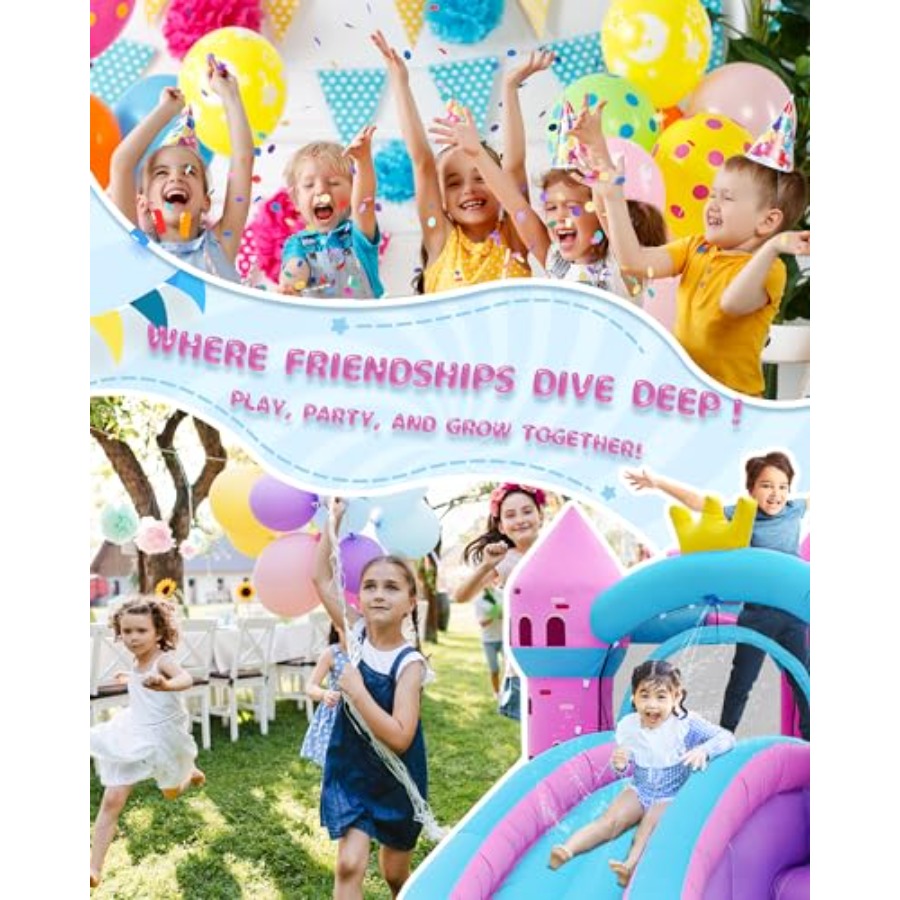 Backyard inflatable waterslide - огляд і ціна Kids Outdoor Bounce House