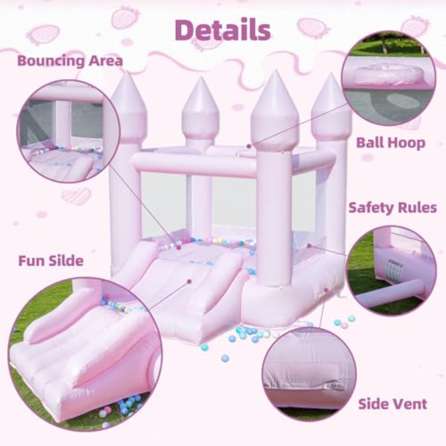 PVC bounce house for kids 3-6  - огляд і ціна Kids Outdoor Bounce House