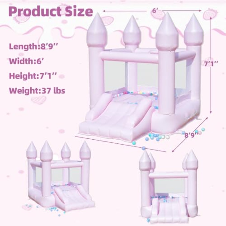 PVC bounce house for kids 3-6  - огляд і ціна Kids Outdoor Bounce House